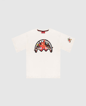 Sprayground Children's beige Get Out Bear T-shirt SPY1423IVO