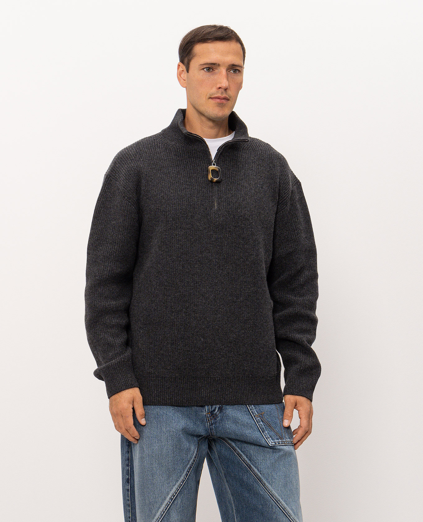 Gray sweater with wool JW Anderson 3