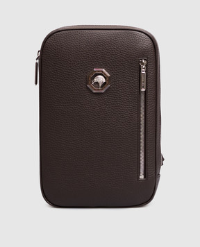 Stefano Ricci Brown leather sling bag ND200PVD