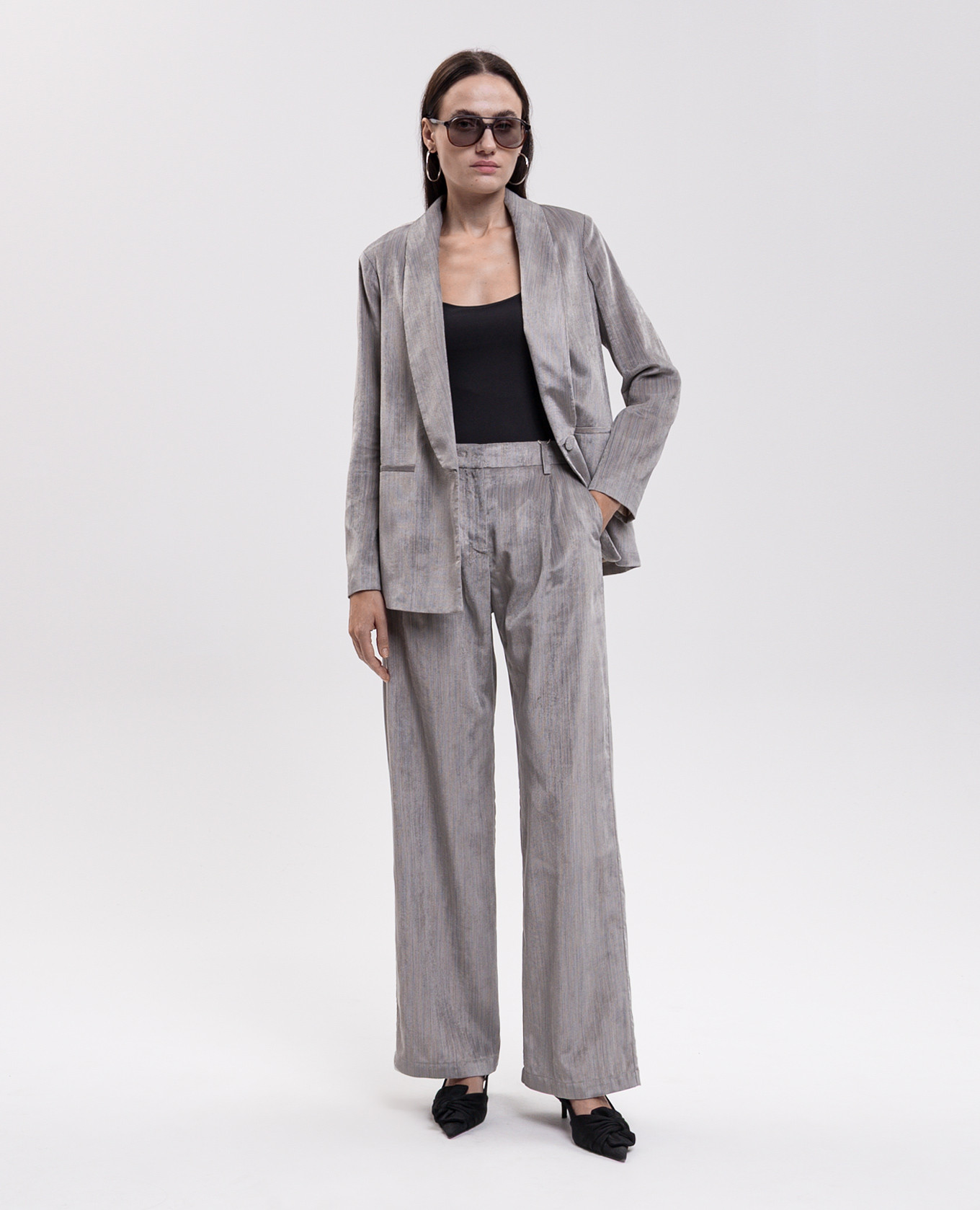Grey Pembroke Corduroy Jacket Momoni 2