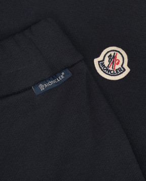 Moncler ENFANT Children's blue tracksuit with logo embroidery L29548M00016899PS