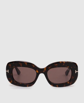Tom Ford ISLAY brown tortoiseshell sunglasses FT1345
