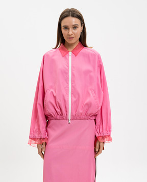 Fendi Pink jacket with ruffles FJ7711AW9B