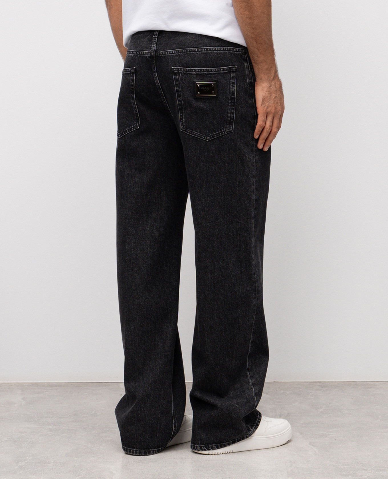 

Grey jeans with logo Dolce&Gabbana