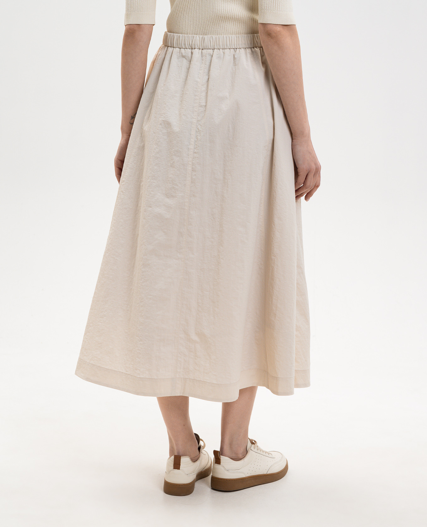 Ivory midi skirt Juun.j 4