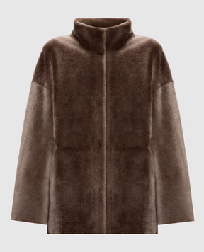 Babe Pay Pls Brown sheepskin coat 2323MERINO