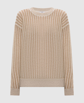 Peserico Beige alpaca wool sweater A99089F079103H