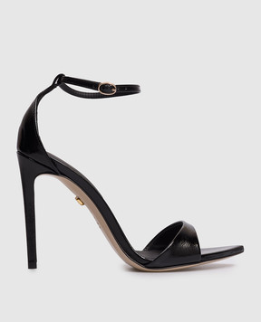 Babe Pay Pls Black patent leather sandals 223102LA
