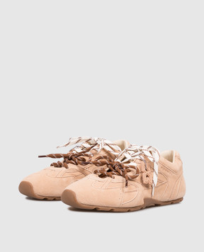Nokwol Beige suede Atlas sneakers ATLAS