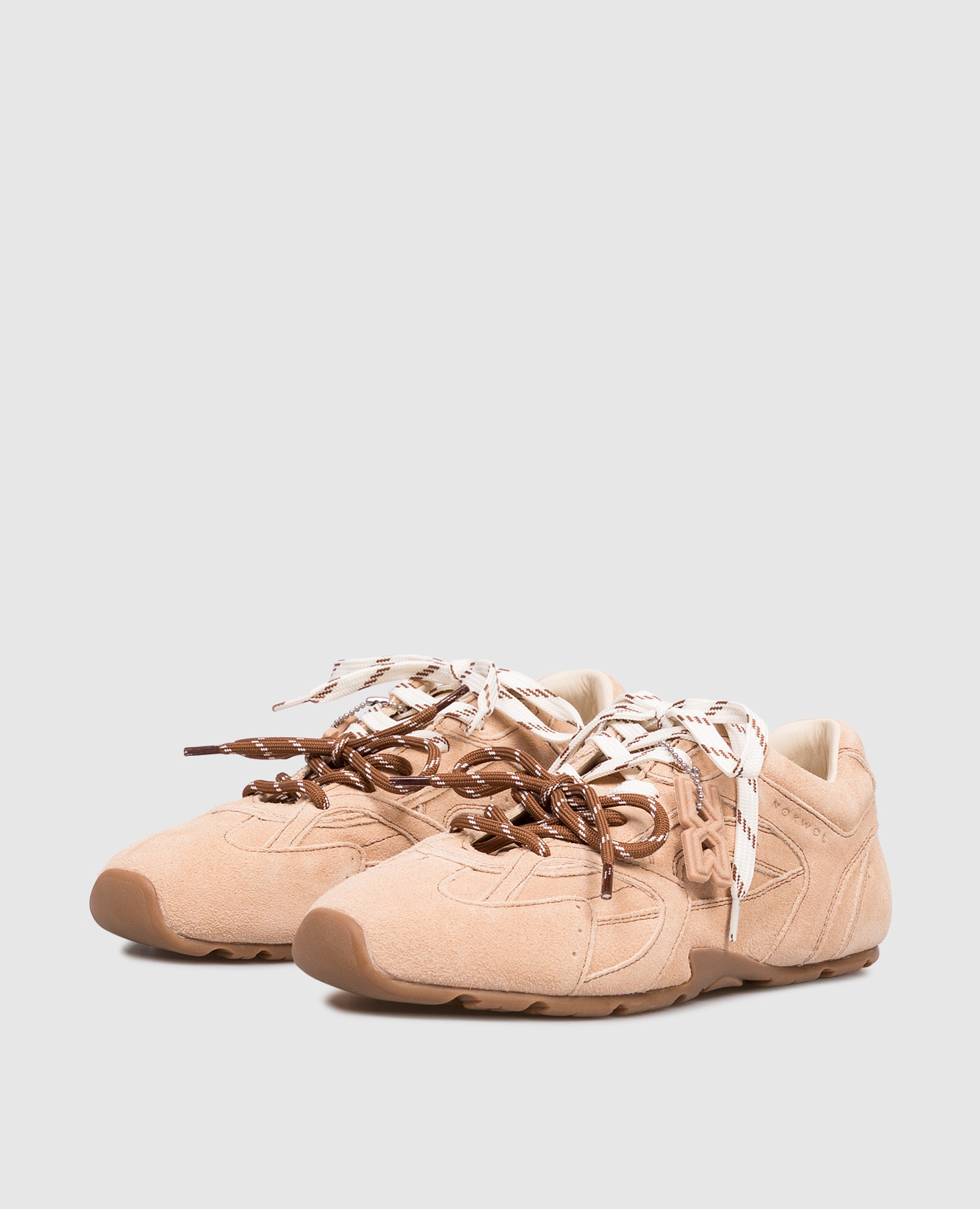 

Beige suede Atlas sneakers Nokwol