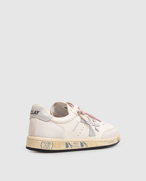 Premiata Ivory BSKTCLAD leather sneakers BSKTCLAD8467