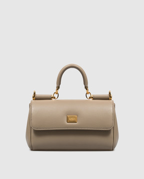 Dolce&Gabbana Beige leather bag My Sicily BB7864B7321