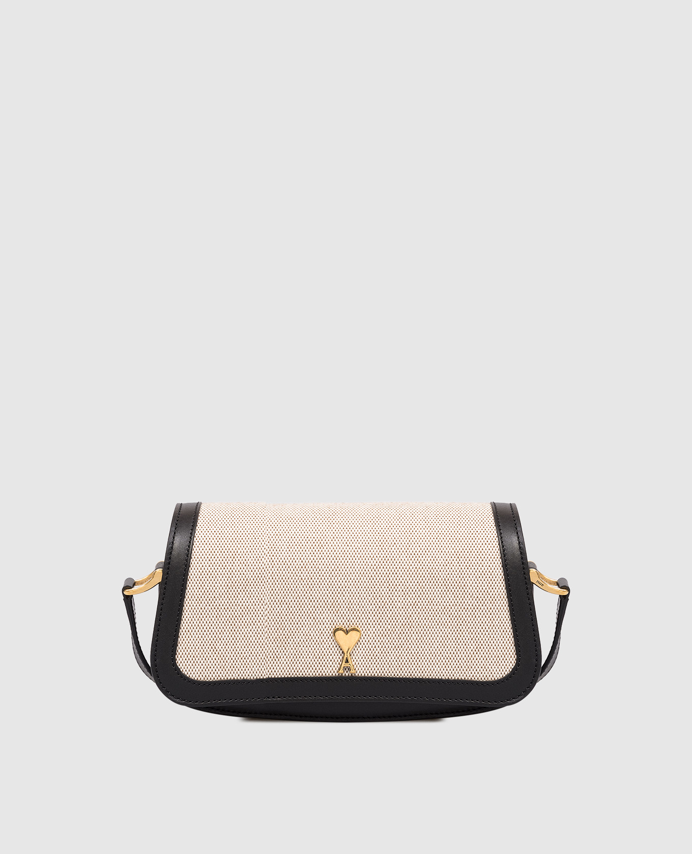 

Black combination bag with emblem Ami Paris