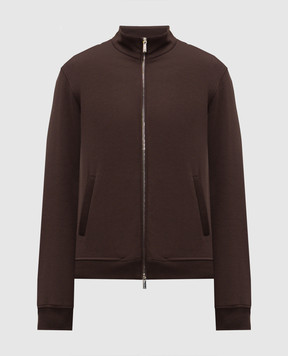 MooRER Brown sports jacket CRISPIN CRISPINFELPAIT