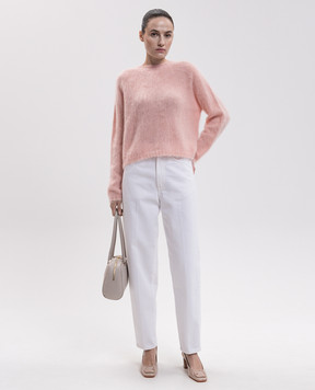 Max Mara CAMPALE pink sweater with wool MSTCAMPALE