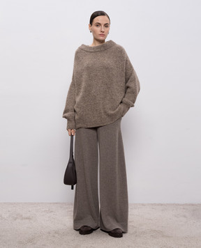 Demiur Brown cashmere pants CASH422