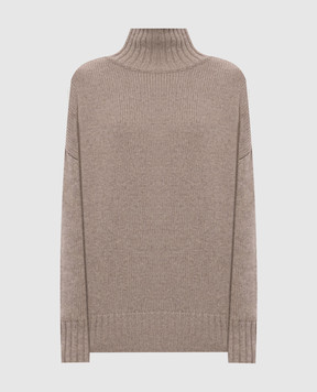 Allude Beige wool and cashmere sweater 26517633