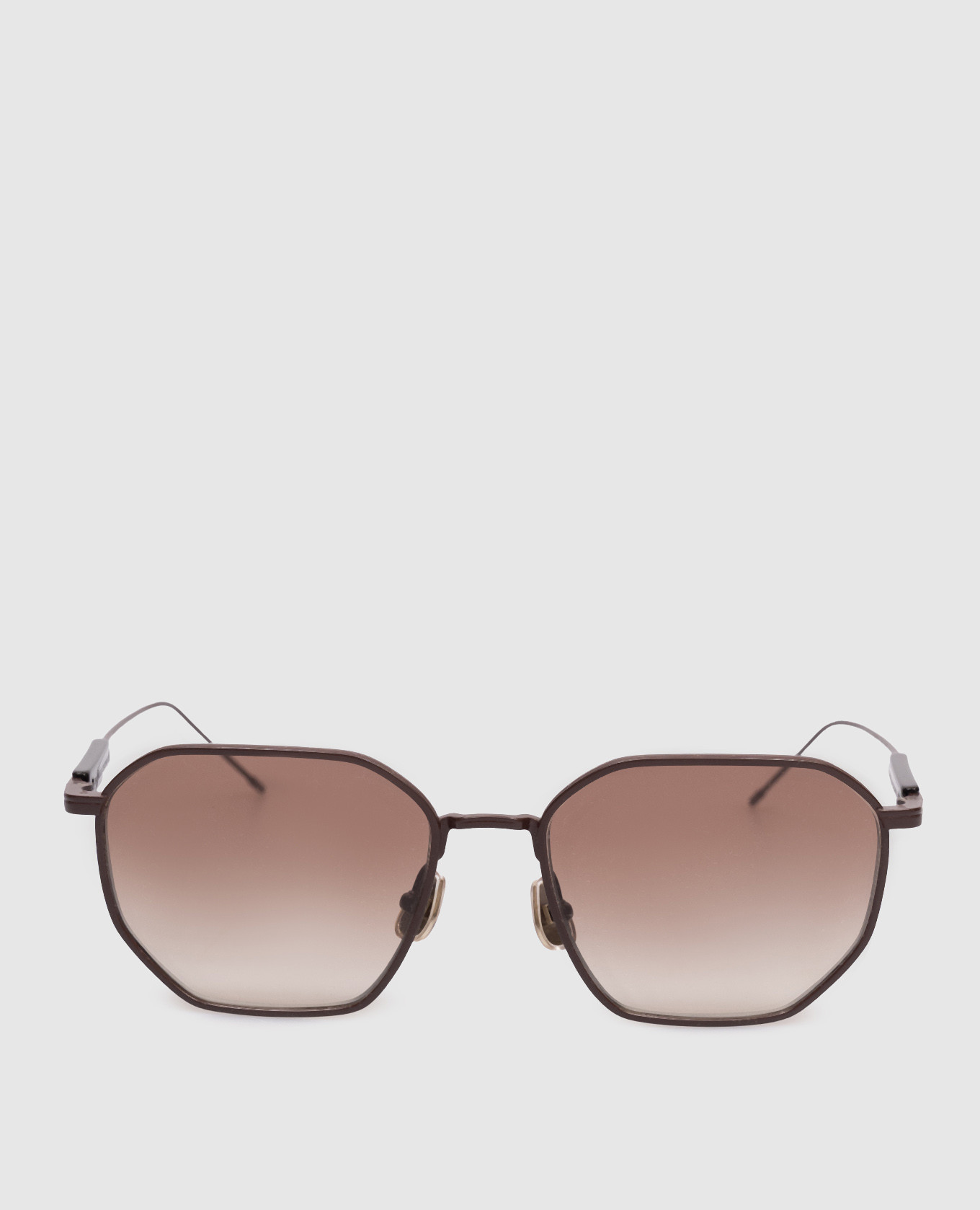 

Sartorial Sunset Brown Titanium Sunglasses Brunello Cucinelli
