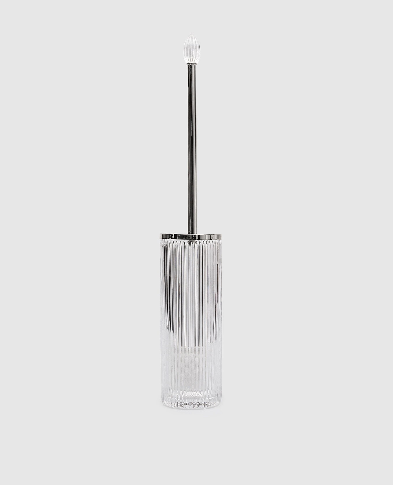 

Crystal toilet brush Elegance Treesseci, Transparent