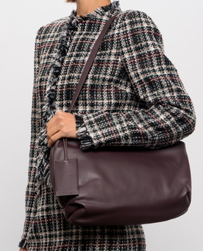Marsell Burgundy leather Fanta bag MB0442P010
