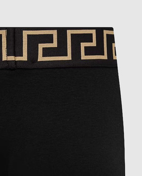 Versace Set of black boxer briefs with Greca pattern AU103261A18907