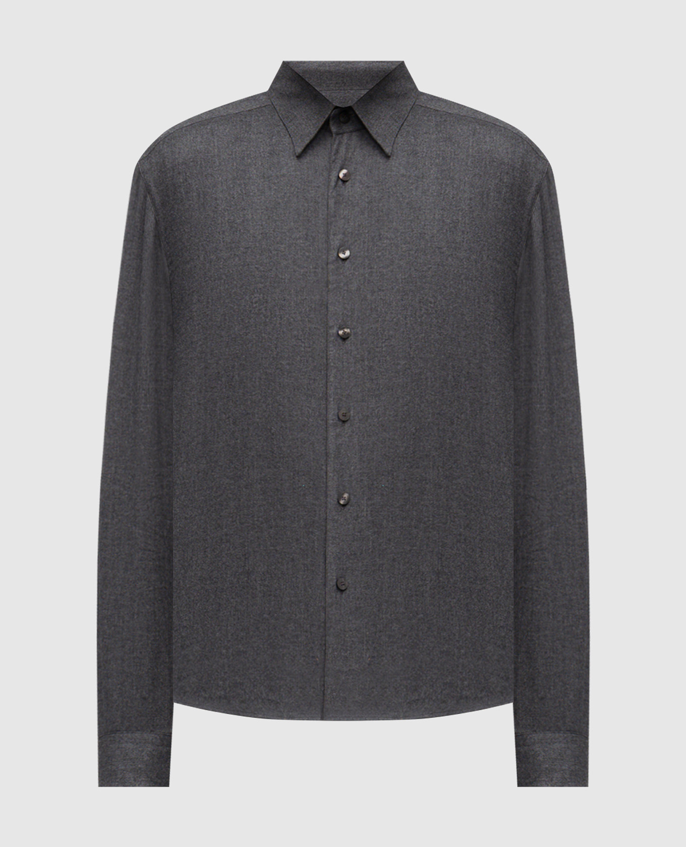 

Gray shirt with woven pattern Cashmere&Whiskey, Grey