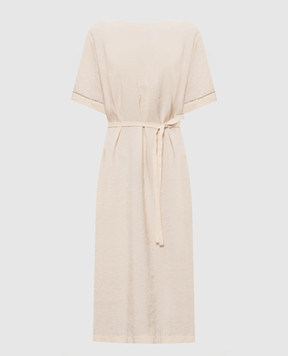 Peserico Beige midi dress S0211401509