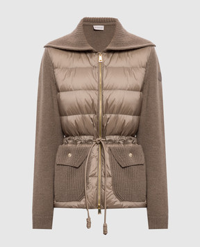 Moncler Brown combination jacket L20939B00017M4281