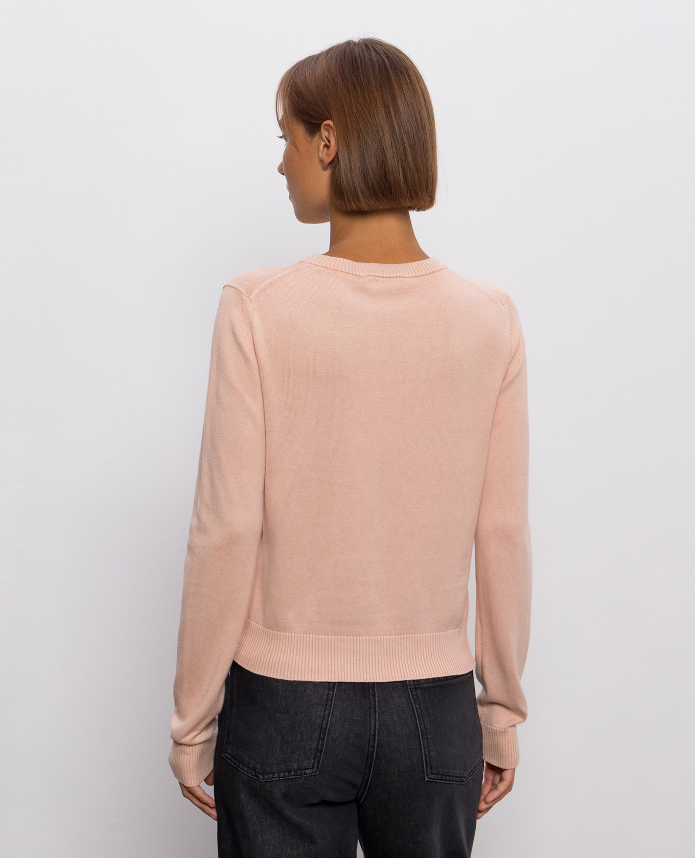 Beige sweater with embroidered inscription Max & Co 4