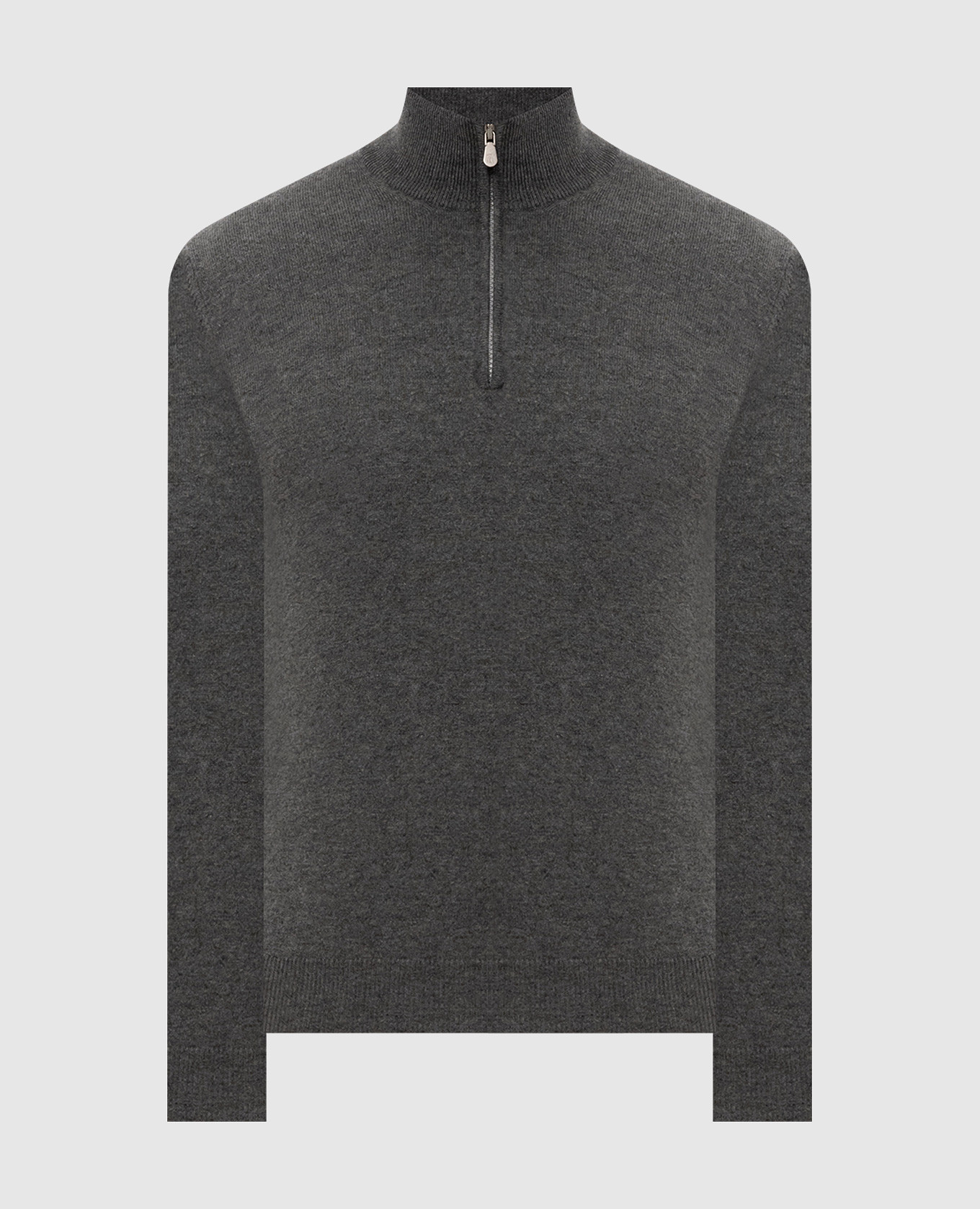 Green cashmere jumper