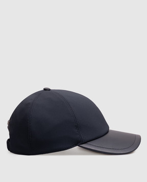Stefano Ricci Blue cap with emblem MCV63NV18EPL001H