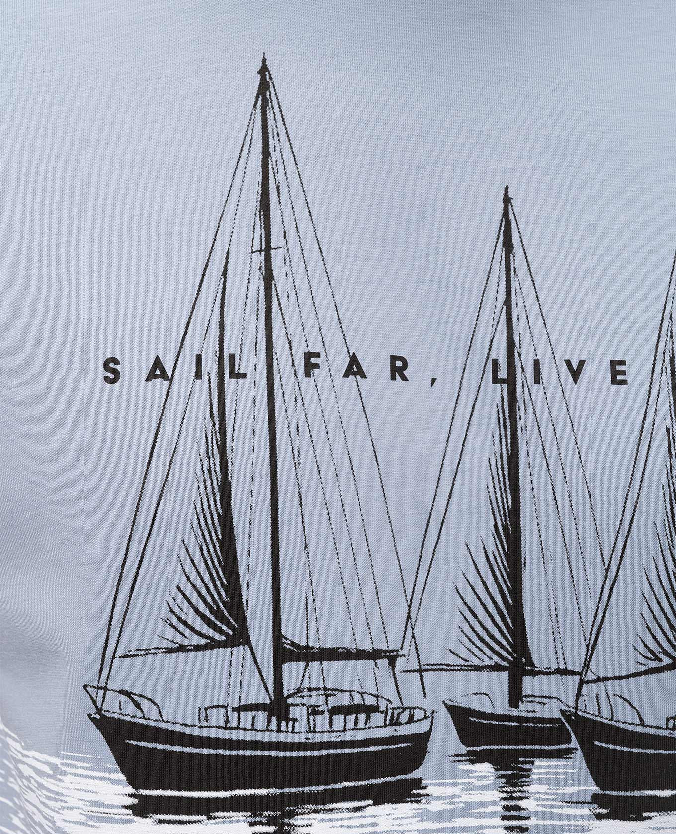 

Blue T-shirt with print Florentino, Light blue