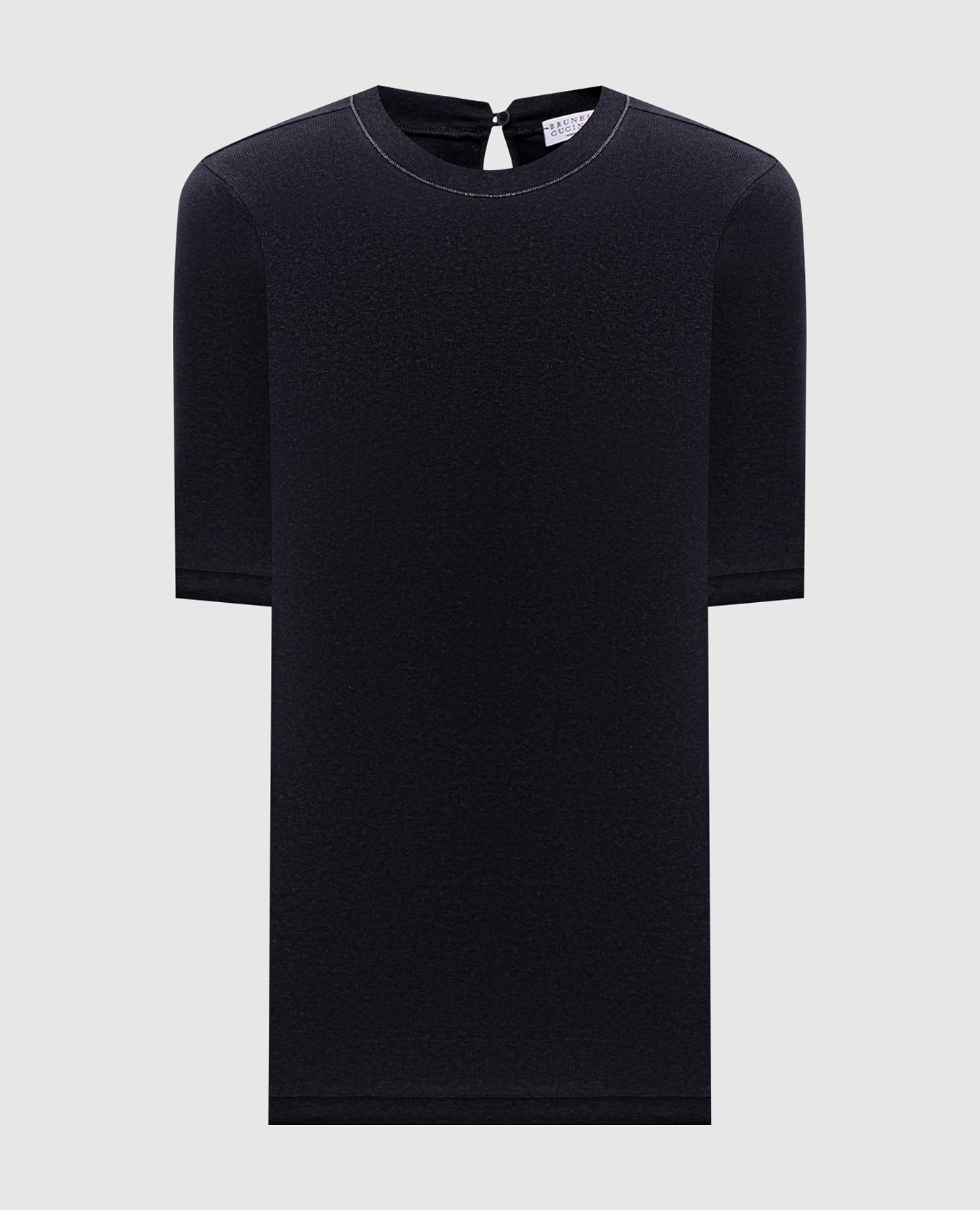 Dark gray ribbed top