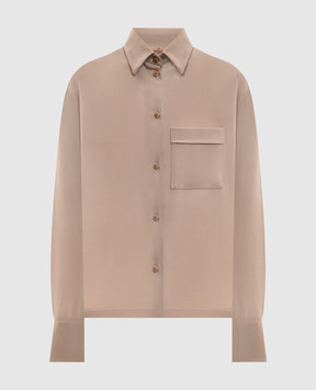Ermanno Scervino Beige wool shirt D492K387YXJ