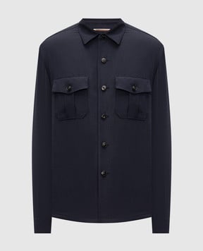 Canali Blue shirt AE0557431019