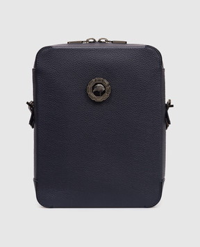 Stefano Ricci Blue leather bag with eagle head emblem ND233GTURE