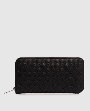 Bottega Veneta Black Intrecciato Piccolo leather wallet 861796V6PD1