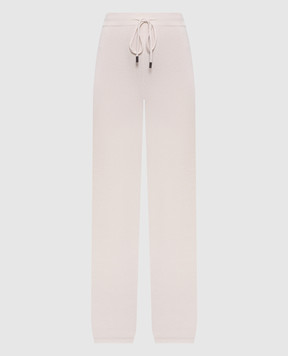 Peserico Beige wool, silk and cashmere pants S94026F12K09018