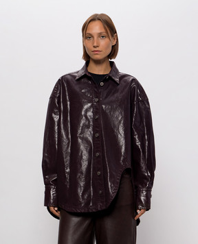 The Attico Purple shirt 261WCB00068DDD119GL