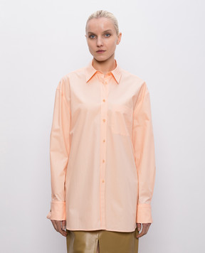 Khaite Newton orange shirt 2468195