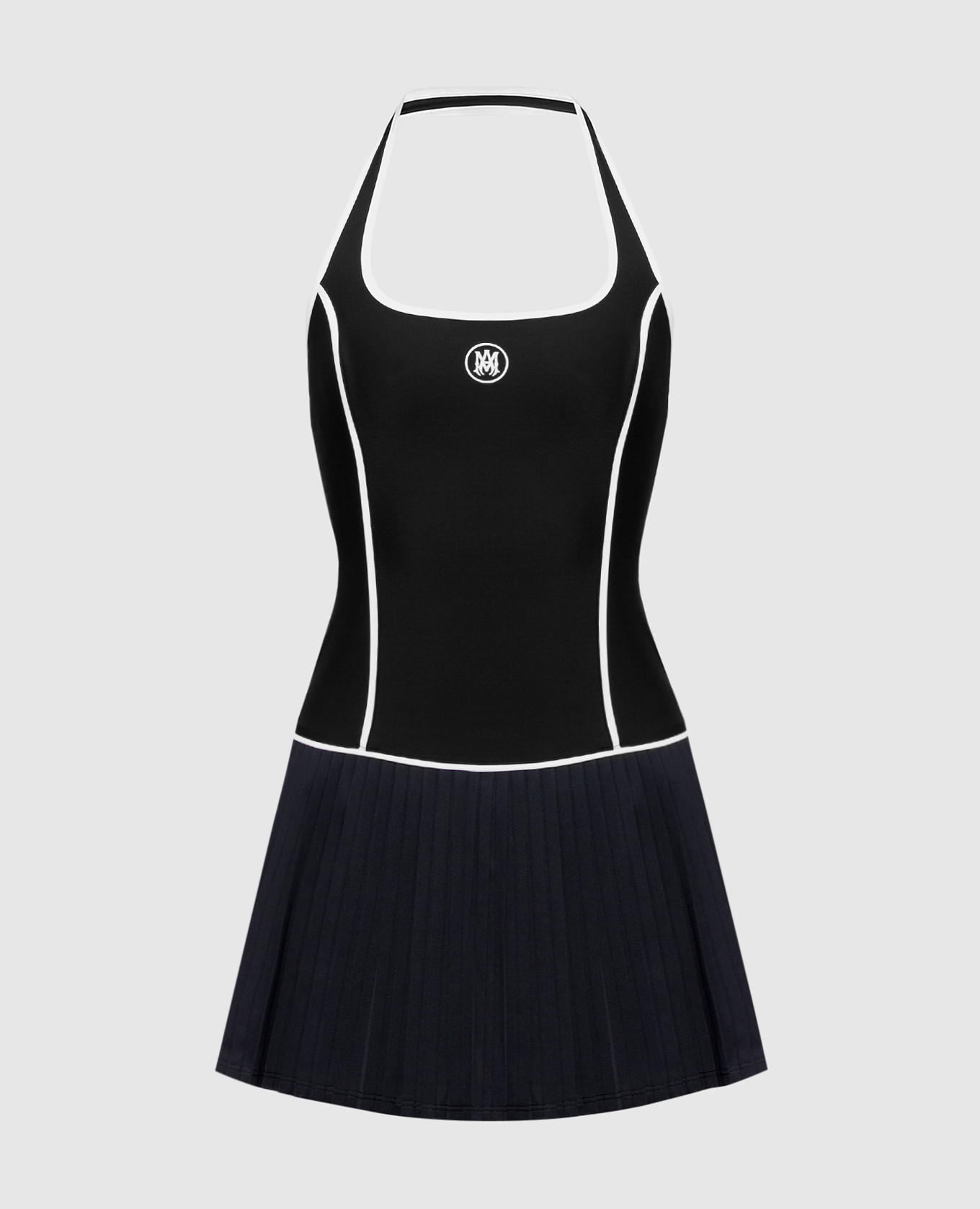 Black dress with an open back AMIRI
