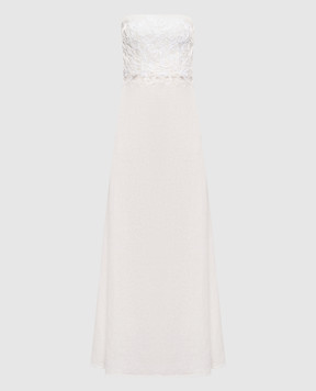 Ermanno Scervino Life Ivory linen maxi dress D484Q304ZQRI