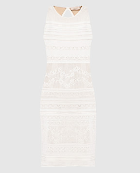 Twinset Ivory patterned dress 261TT3291