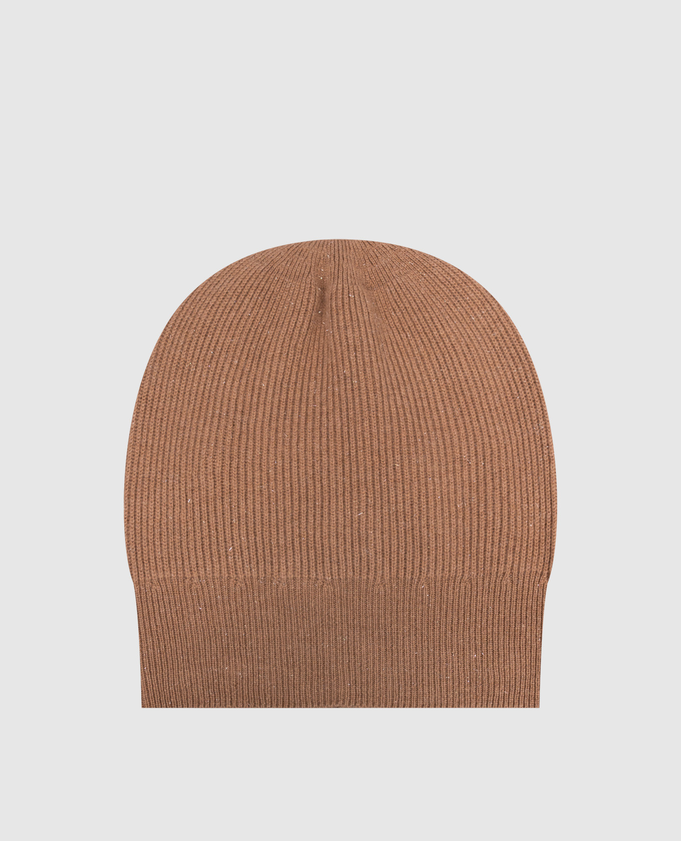 Brown hat with wool, silk and cashmere