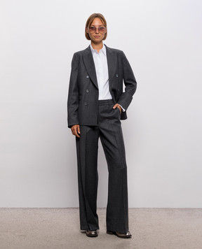 Peserico White shirt with a monil chain S06992B8924