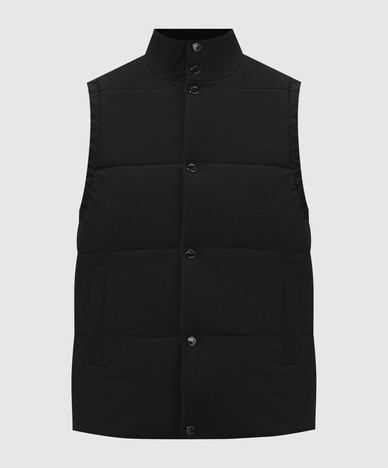 Chaleco acolchado negro