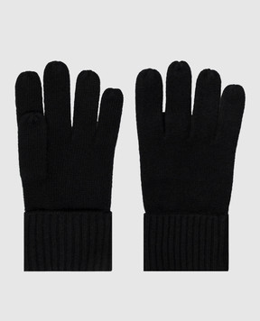 Herno Black cashmere gloves GUA00004D71047