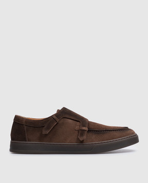 Doucal's Brown suede monks DU3583STEVUF260