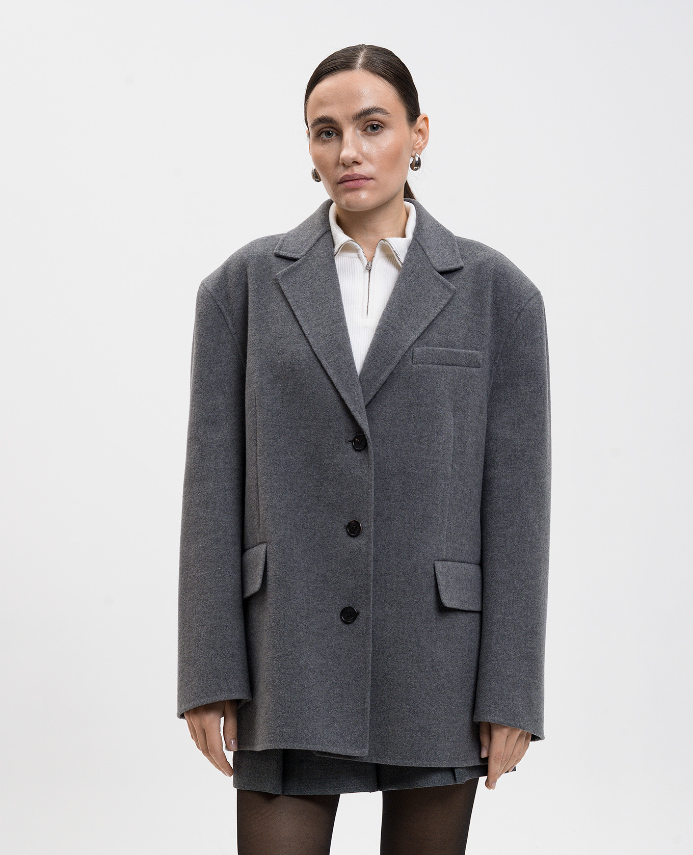 Gray wool and cashmere jacket Juun.j 3