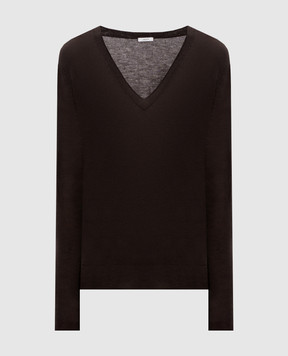 JOSEPH Cashair brown cashmere pullover JF009540